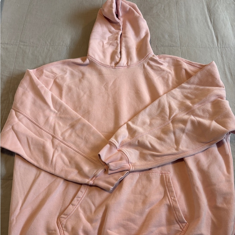 Abercrombie & Fitch A&F Soft Essential Light Pink Hoodie
